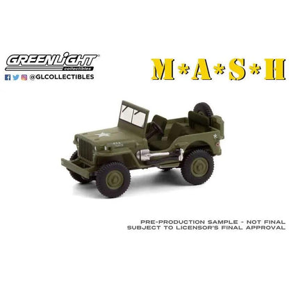 1942 Willys MB Jeep - M*A*S*H - 1:64 scale (CASE)-DiecastModeler.com