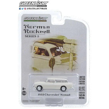 1955 Chevrolet Nomad - 1:64 Scale Norman Rockwell Series 3-DiecastModeler.com