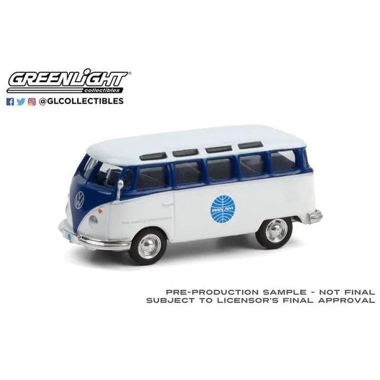 1964 Volkswagen Samba Bus Blue and White ’Pan Am Airways’-DiecastModeler.com