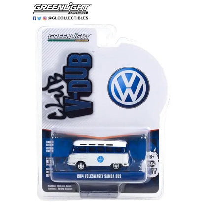 1964 Volkswagen Samba Bus Blue and White ’Pan Am Airways’-DiecastModeler.com