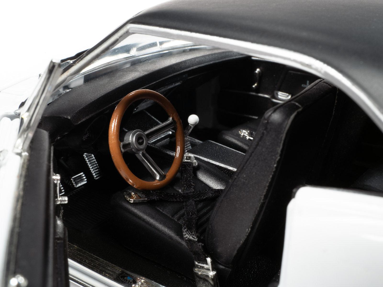 1967 Chevrolet Camaro SS Baldwin Motion Joel Rosen "Motion Supercar Club" White with Black Vinyl Top and Graphics 1/18 Diecast Model Car by Auto World-DiecastModeler.com