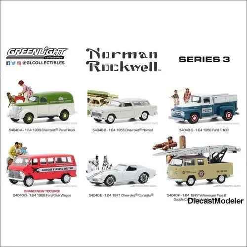 1968 Ford Club Wagon - 1:64 Scale Norman Rockwell Series 3-DiecastModeler.com