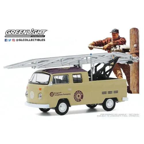 1972 Volkswagen Type 2 Double Cab Ladder Truck - 1:64 Scale Norman Rockwell Series 3-DiecastModeler.com