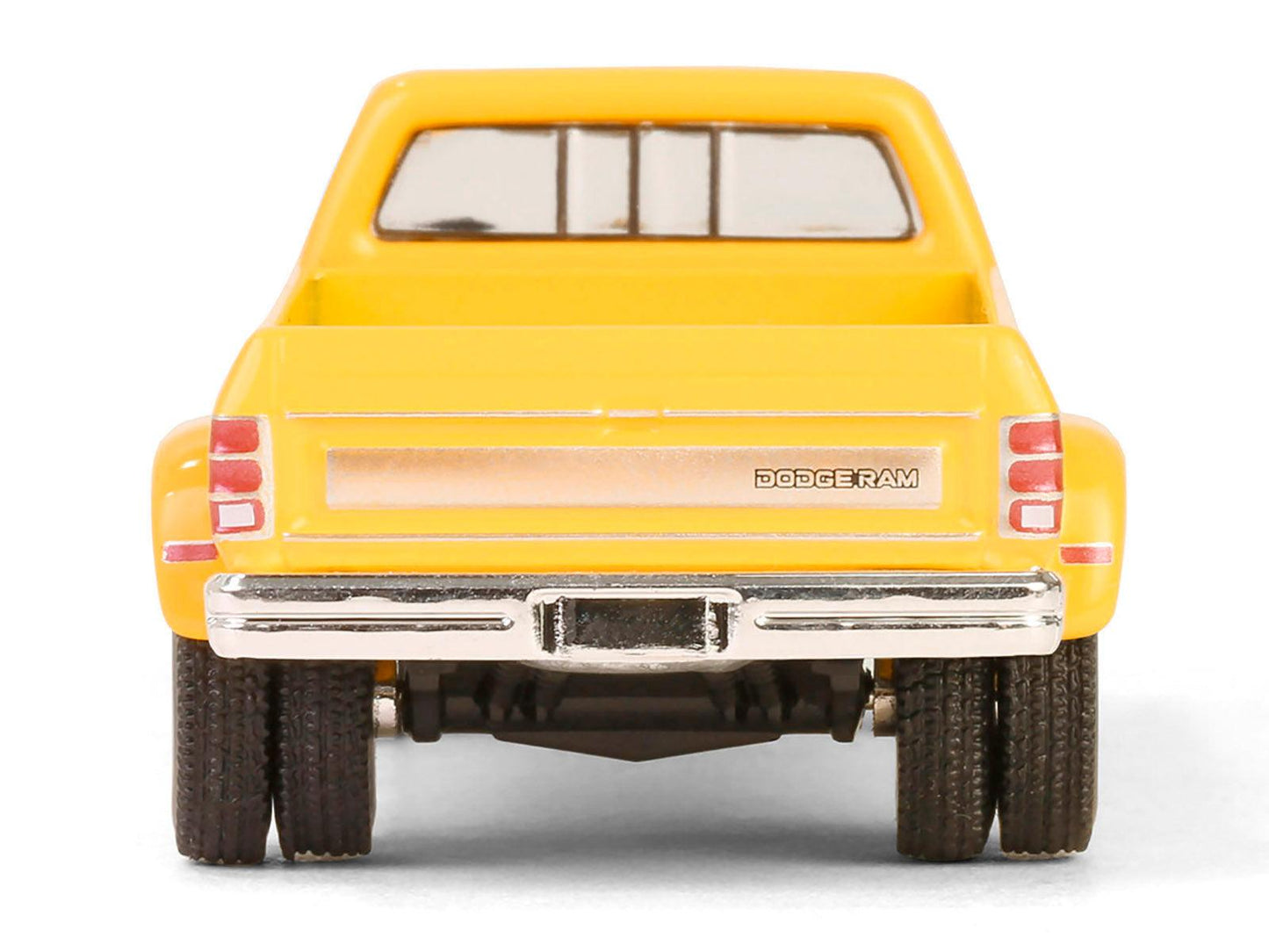 1982 Dodge Ram D-350 Dually Pickup Truck Construction Yellow "Dually Drivers" Series 15 1/64 Diecast Model Car by Greenlight-DiecastModeler.com