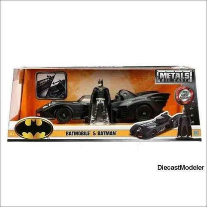 1989 Batmobile with Batman figure 1:24, diecast model car-DiecastModeler.com