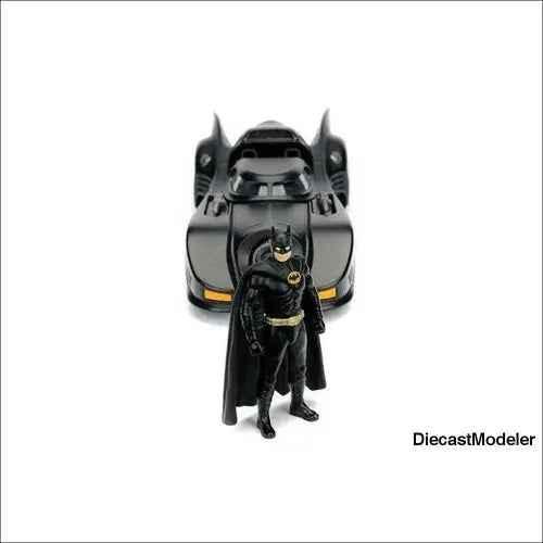1989 Batmobile with Batman figure 1:24, diecast model car-DiecastModeler.com