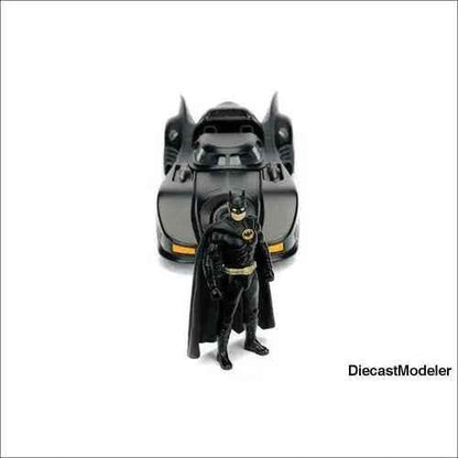 1989 Batmobile with Batman figure 1:24, diecast model car-DiecastModeler.com