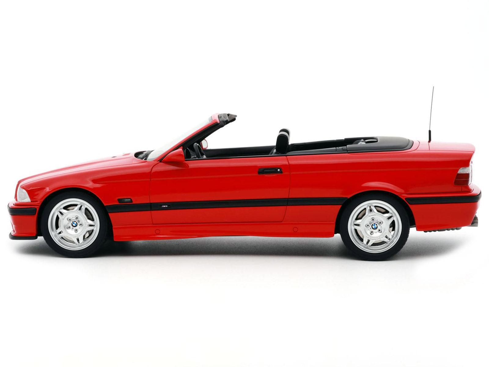1995 BMW E36 M3 Convertible Bright Red Limited Edition to 2500 pieces Worldwide 1/18 Model Car by Otto Mobile-DiecastModeler.com