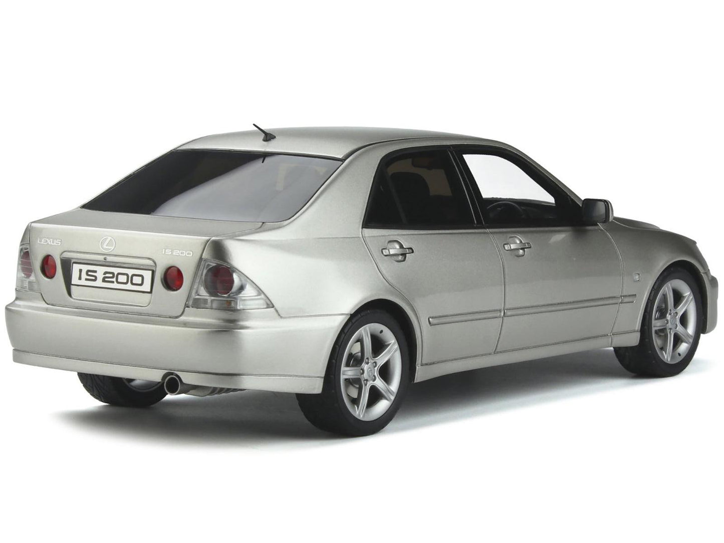1998 Lexus IS 200 RHD (Right Hand Drive) Millennium Silver Metallic Limited Edition to 2000 pieces Worldwide 1/18 Model Car by Otto Mobile-DiecastModeler.com