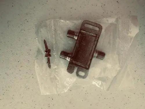 2-Way Splitter coax cable-DiecastModeler.com