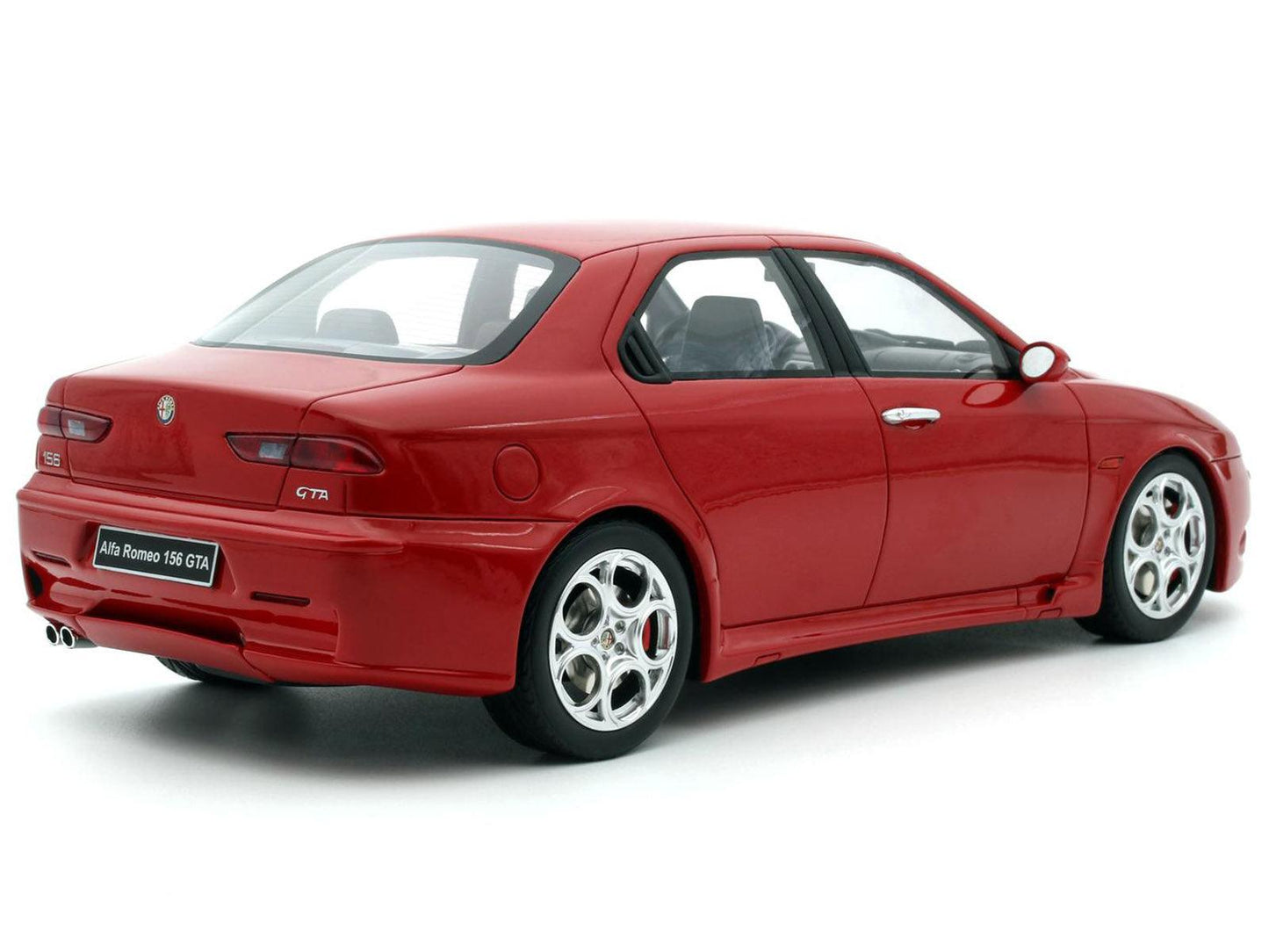 2002 Alfa Romeo 156 GTA Alfa Red Limited Edition to 2500 pieces Worldwide 1/18 Model Car by Otto Mobile-DiecastModeler.com