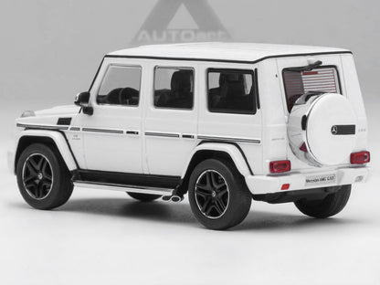 2017 Mercedes-Benz AMG G 63 White 1/64 Model Car by Autoart