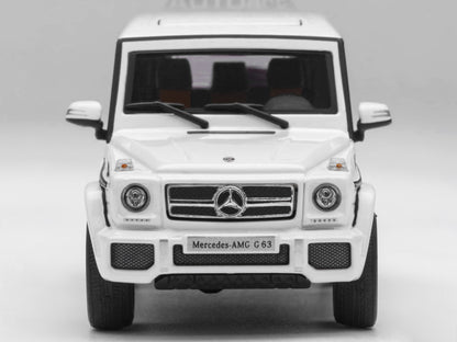 2017 Mercedes-Benz AMG G 63 White 1/64 Model Car by Autoart