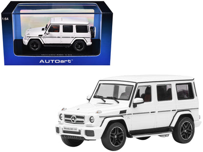 2017 Mercedes-Benz AMG G 63 White 1/64 Model Car by Autoart