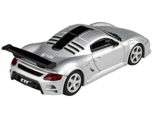 2012 RUF CTR3 Clubsport Silver Metallic 1/64 Diecast Model Car by Paragon Models-DiecastModeler.com