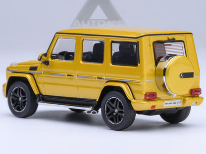 2017 Mercedes-Benz AMG G 63 Solar Beam Yellow 1/64 Model Car by Autoart