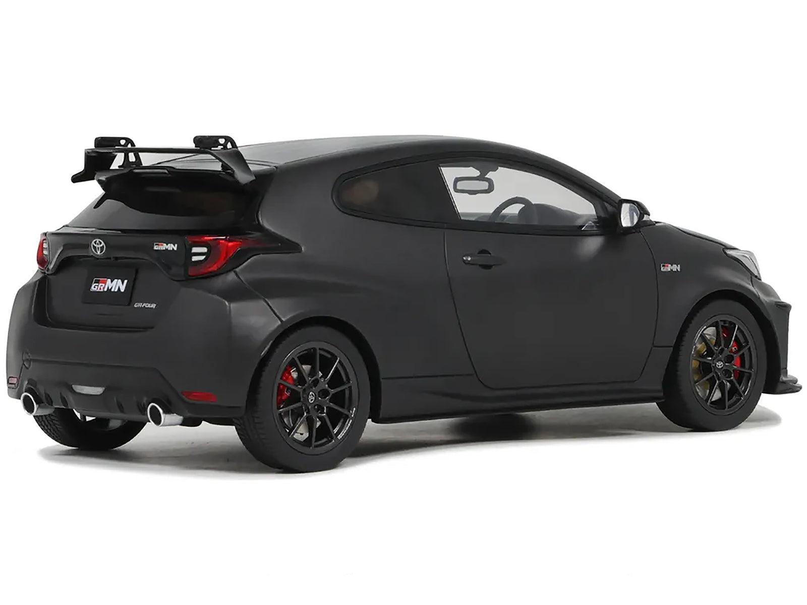 2022 Toyota Yaris GR RHD (Right Hand Drive) Matt Black Limited Edition to 1000 pieces Worldwide 1/18 Model Car by Otto Mobile-DiecastModeler.com