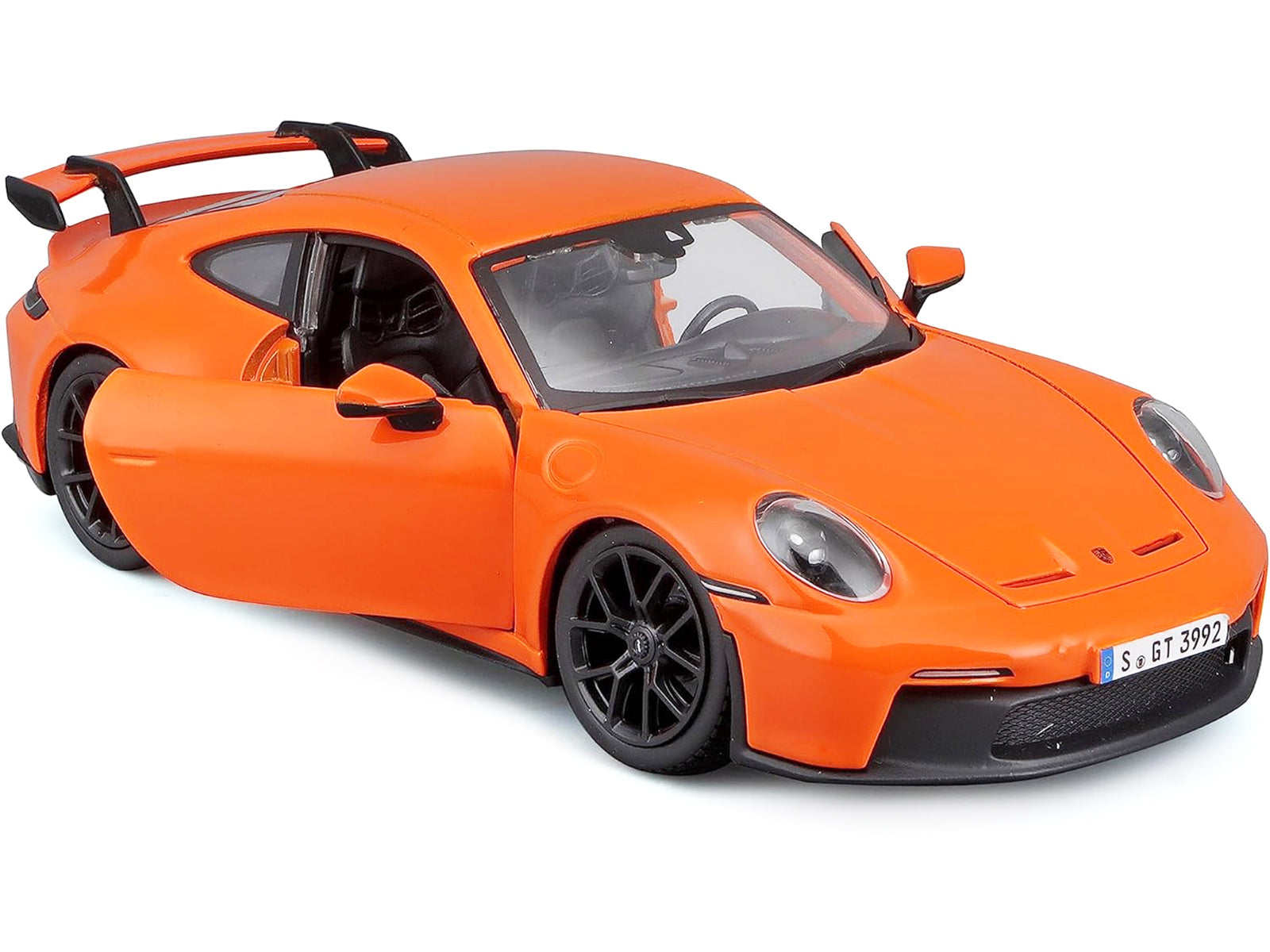 Porsche 911 GT3 Orange 1/24 Diecast Model Car by Bburago-DiecastModeler.com