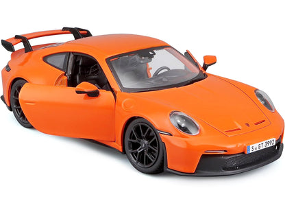 Porsche 911 GT3 Orange 1/24 Diecast Model Car by Bburago-DiecastModeler.com