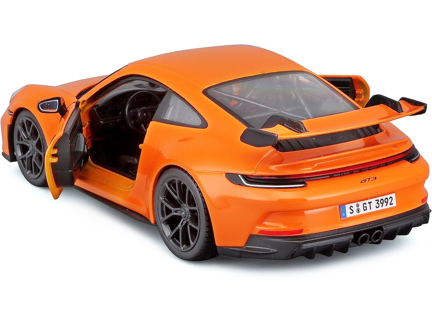 Porsche 911 GT3 Orange 1/24 Diecast Model Car by Bburago-DiecastModeler.com