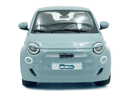 2023 Fiat 500e Light Blue 1/24 Diecast Model Car by Bburago