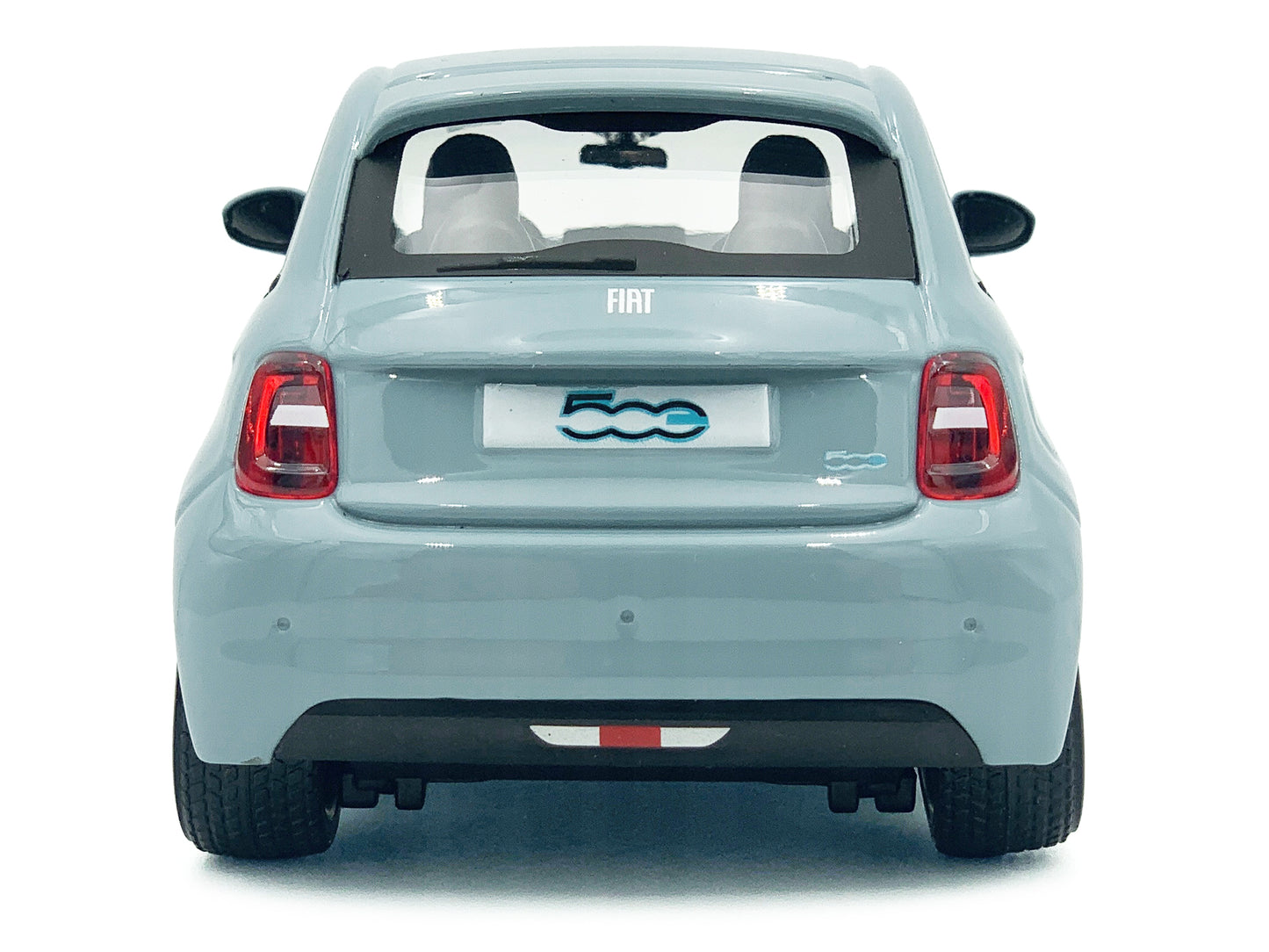2023 Fiat 500e Light Blue 1/24 Diecast Model Car by Bburago