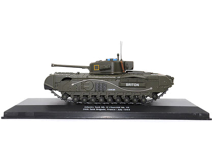 Infantry Tank Mk. IV Churchill Mk. VII "Briton" "UK 34th Tank Brigade France July 1944" 1/43 Diecast Model by AFVs of WWII-DiecastModeler.com