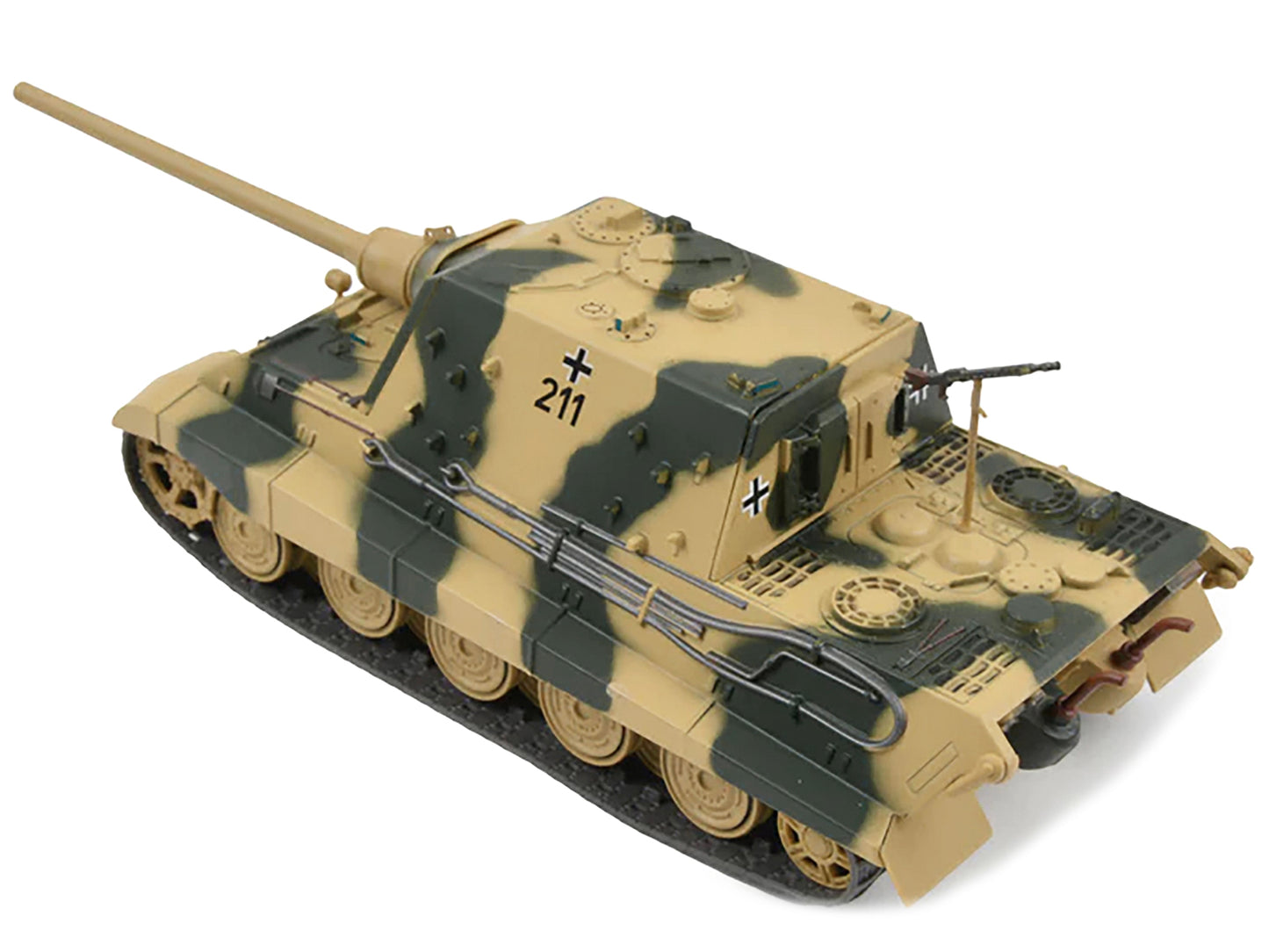 German Sd. Kfz. 186 Jagdpanzer VI Jagdtiger Heavy Tank Destroyer #211 with Henschel Turret "Schwere Panzerjager Abteilung 512 Germany 1945" 1/43 Diecast Model by AFVs of WWII-DiecastModeler.com