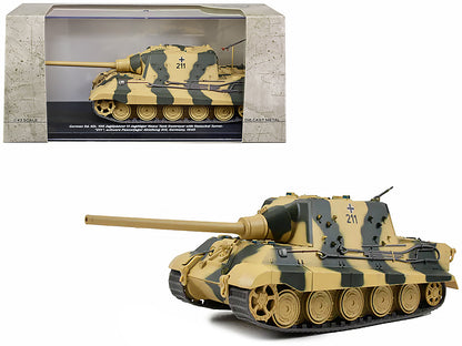 German Sd. Kfz. 186 Jagdpanzer VI Jagdtiger Heavy Tank Destroyer #211 with Henschel Turret "Schwere Panzerjager Abteilung 512 Germany 1945" 1/43 Diecast Model by AFVs of WWII-DiecastModeler.com