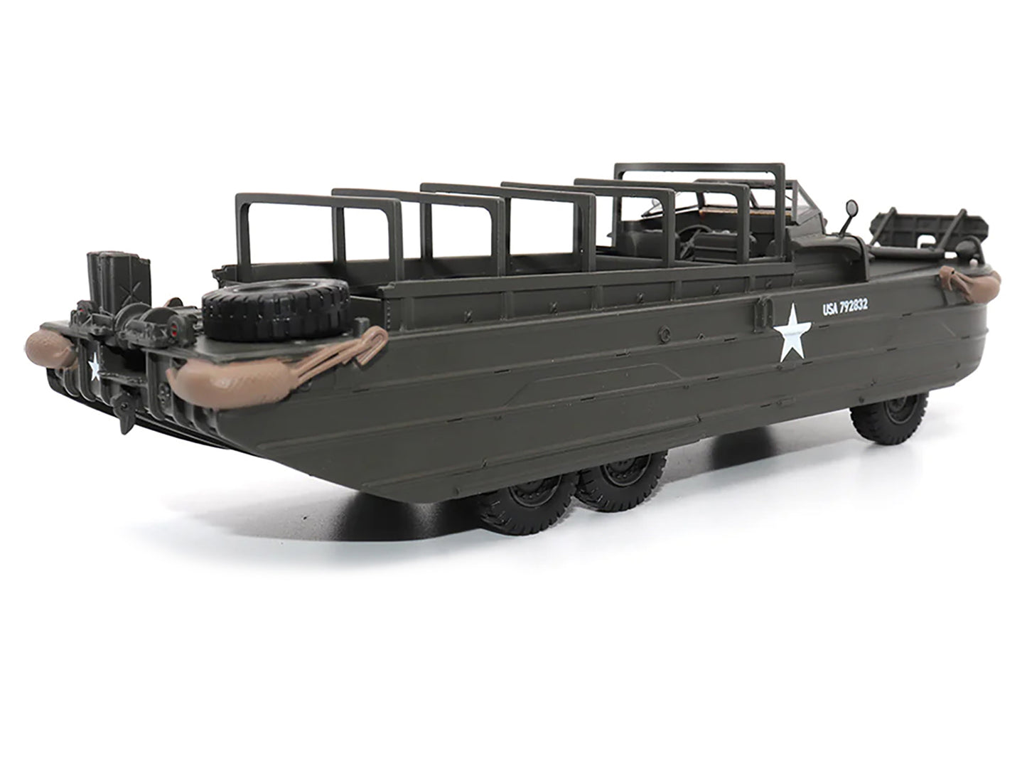 GMC DUKW Amphibious Vehicle Olive Drab "United States Army" 1/43 Diecast Model by Militaria Die Cast-DiecastModeler.com
