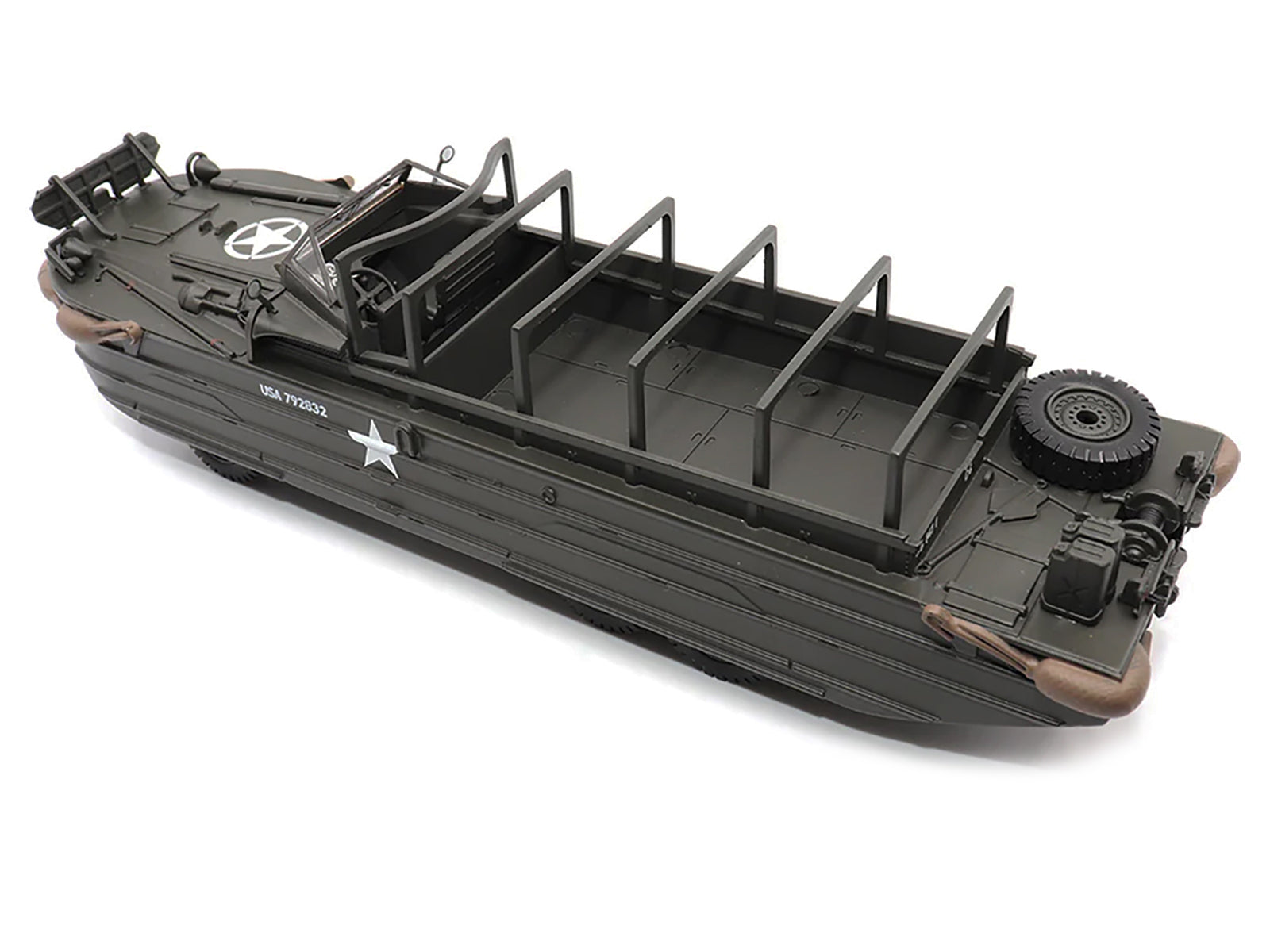 GMC DUKW Amphibious Vehicle Olive Drab "United States Army" 1/43 Diecast Model by Militaria Die Cast-DiecastModeler.com