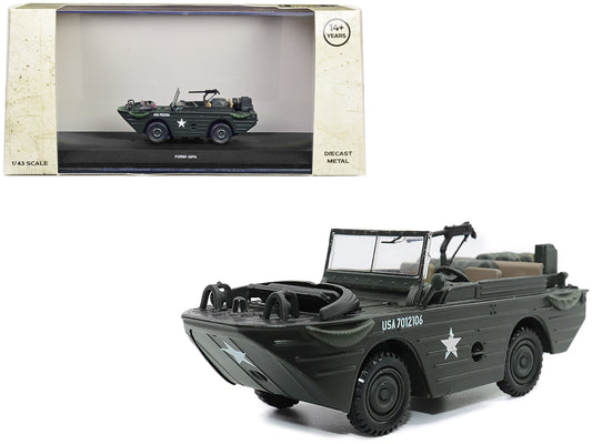 Ford GPA Amphibious Vehicle Olive Drab "United States Army" 1/43 Diecast Model by Militaria Die Cast-DiecastModeler.com