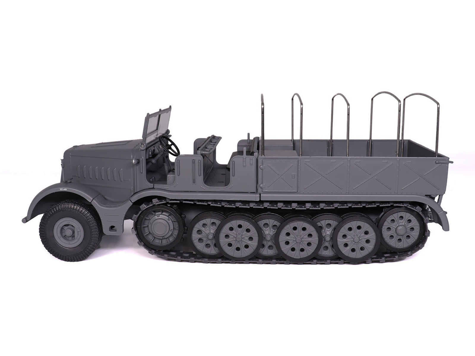 Sd.Kfz. 9 18-Ton FAMO AFV Gray "German Army" 1/43 Diecast Model by Militaria Die Cast-DiecastModeler.com