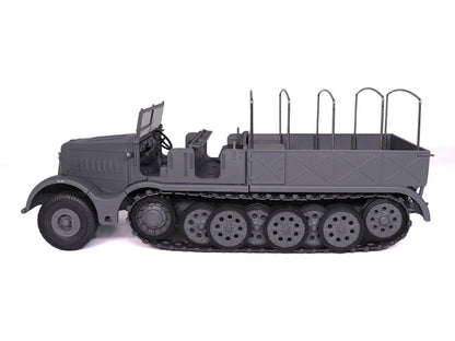 Sd.Kfz. 9 18-Ton FAMO AFV Gray "German Army" 1/43 Diecast Model by Militaria Die Cast-DiecastModeler.com