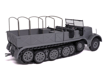 Sd.Kfz. 9 18-Ton FAMO AFV Gray "German Army" 1/43 Diecast Model by Militaria Die Cast-DiecastModeler.com