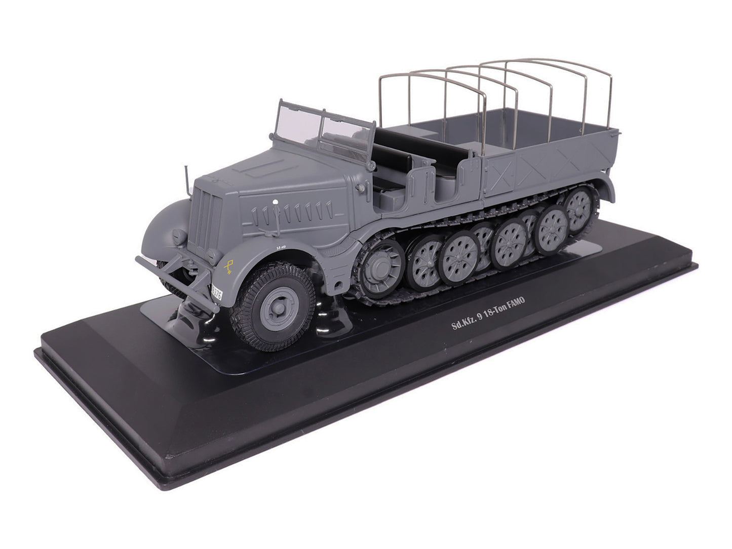 Sd.Kfz. 9 18-Ton FAMO AFV Gray "German Army" 1/43 Diecast Model by Militaria Die Cast-DiecastModeler.com