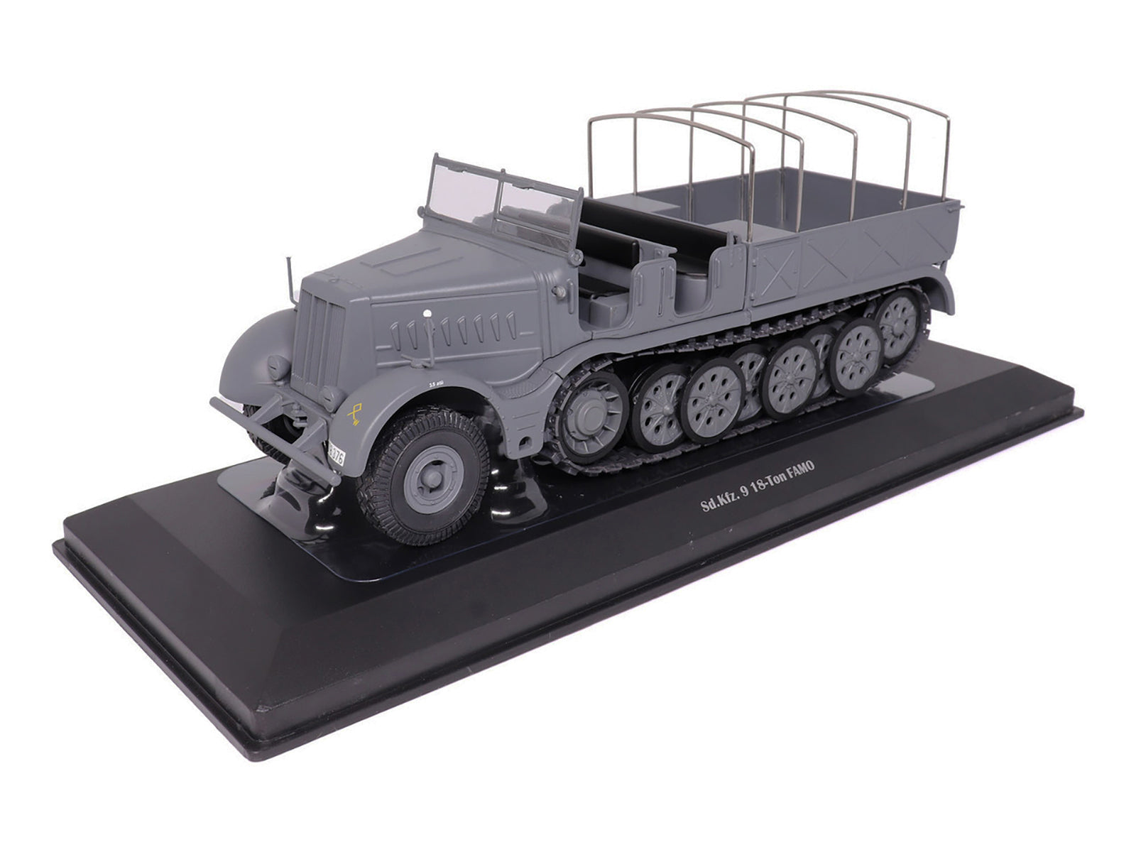 Sd.Kfz. 9 18-Ton FAMO AFV Gray "German Army" 1/43 Diecast Model by Militaria Die Cast-DiecastModeler.com