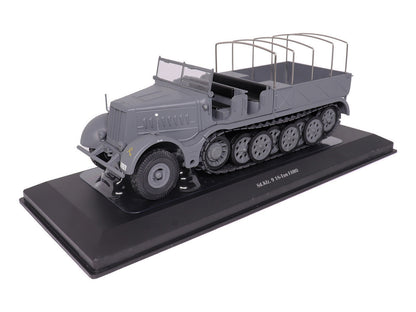 Sd.Kfz. 9 18-Ton FAMO AFV Gray "German Army" 1/43 Diecast Model by Militaria Die Cast-DiecastModeler.com