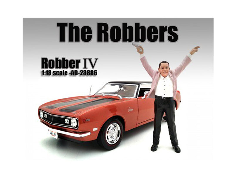 "The Robbers" Robber IV Figure For 1:18 Scale Models by American Diorama-DiecastModeler.com