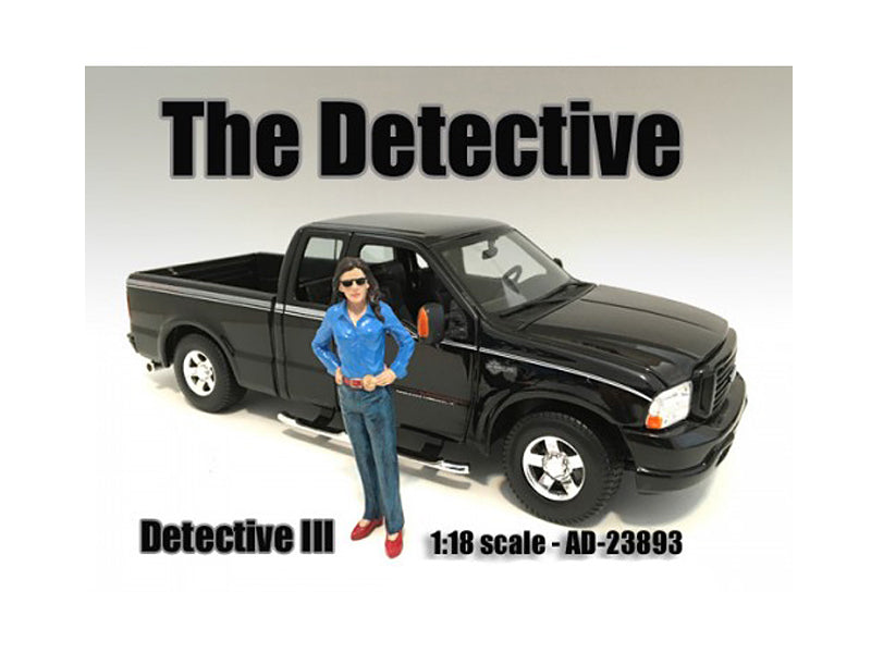 "The Detective #3" Figure For 1:18 Scale Models by American Diorama-DiecastModeler.com