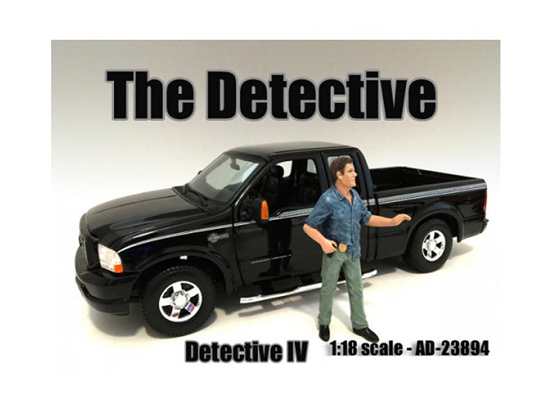 "The Detective #4" Figure For 1:18 Scale Models by American Diorama-DiecastModeler.com