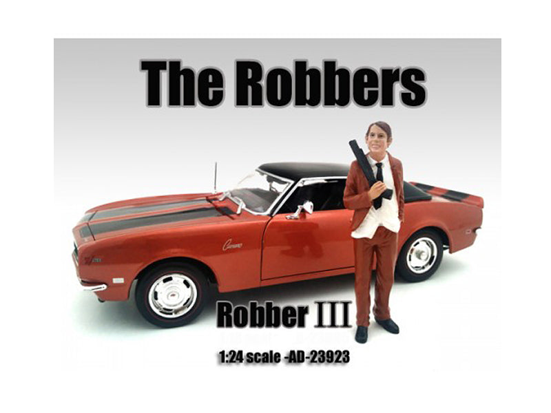 "The Robbers" Robber III Figure For 1:24 Scale Models by American Diorama-DiecastModeler.com