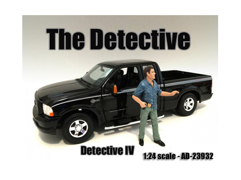 "The Detective #4" Figure For 1:24 Scale Models by American Diorama-DiecastModeler.com