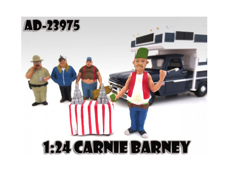 Carnie Barney "Trailer Park" Figure For 1:24 Scale Model Cars by American Diorama-DiecastModeler.com