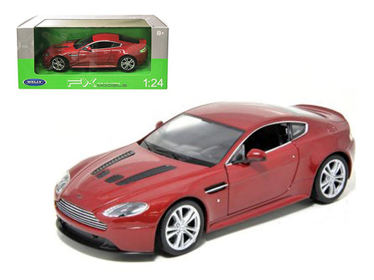 2010 Aston Martin V12 Vantage Red 1/24 Diecast Model Car by Welly-DiecastModeler.com