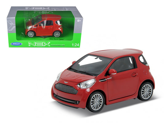 Aston Martin Cygnet Red 1/24 Diecast Car Model by Welly-DiecastModeler.com