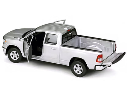 2019 RAM 1500 Pickup Truck Silver Metallic "NEX Models" Series 1/27 Diecast Model Car by Welly-DiecastModeler.com