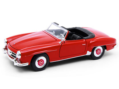 1955 Mercedes-Benz 190 SL Red "NEX Models" Series 1/24 Diecast Model Car by Welly-DiecastModeler.com
