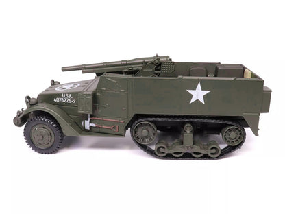 M3 Gun Motor Carriage with 75mm M1897A4 Gun Olive Drab "United States Army" 1/43 Diecast Model by Militaria Die Cast-DiecastModeler.com