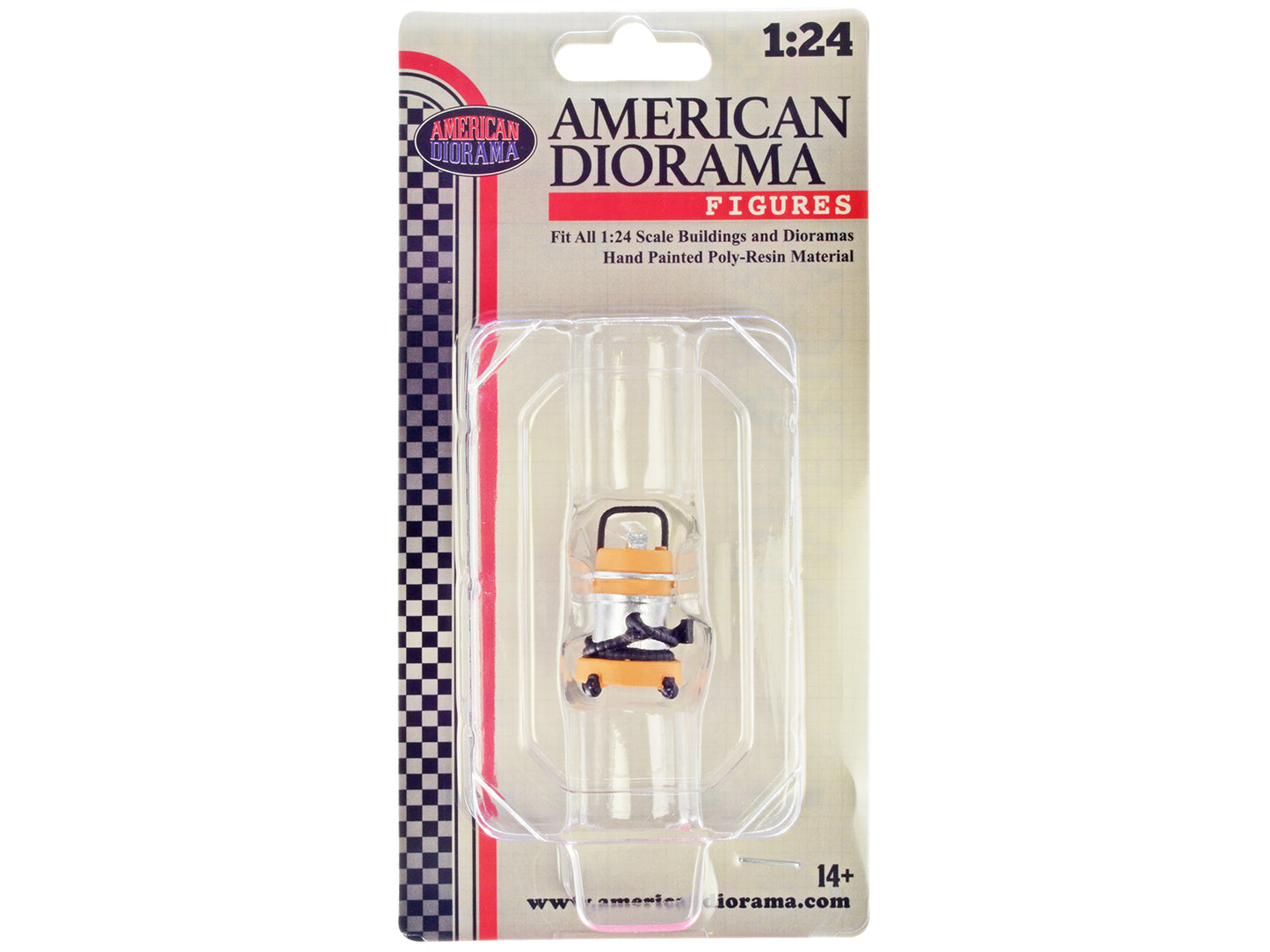 "Detail Masters" Figure 6 (Wet/Dry Vac) for 1/24 Scale Models by American Diorama-DiecastModeler.com